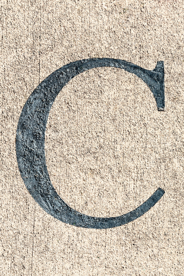 Alphabet Capital Letter C
