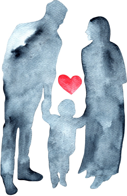 Family Watercolor Painting