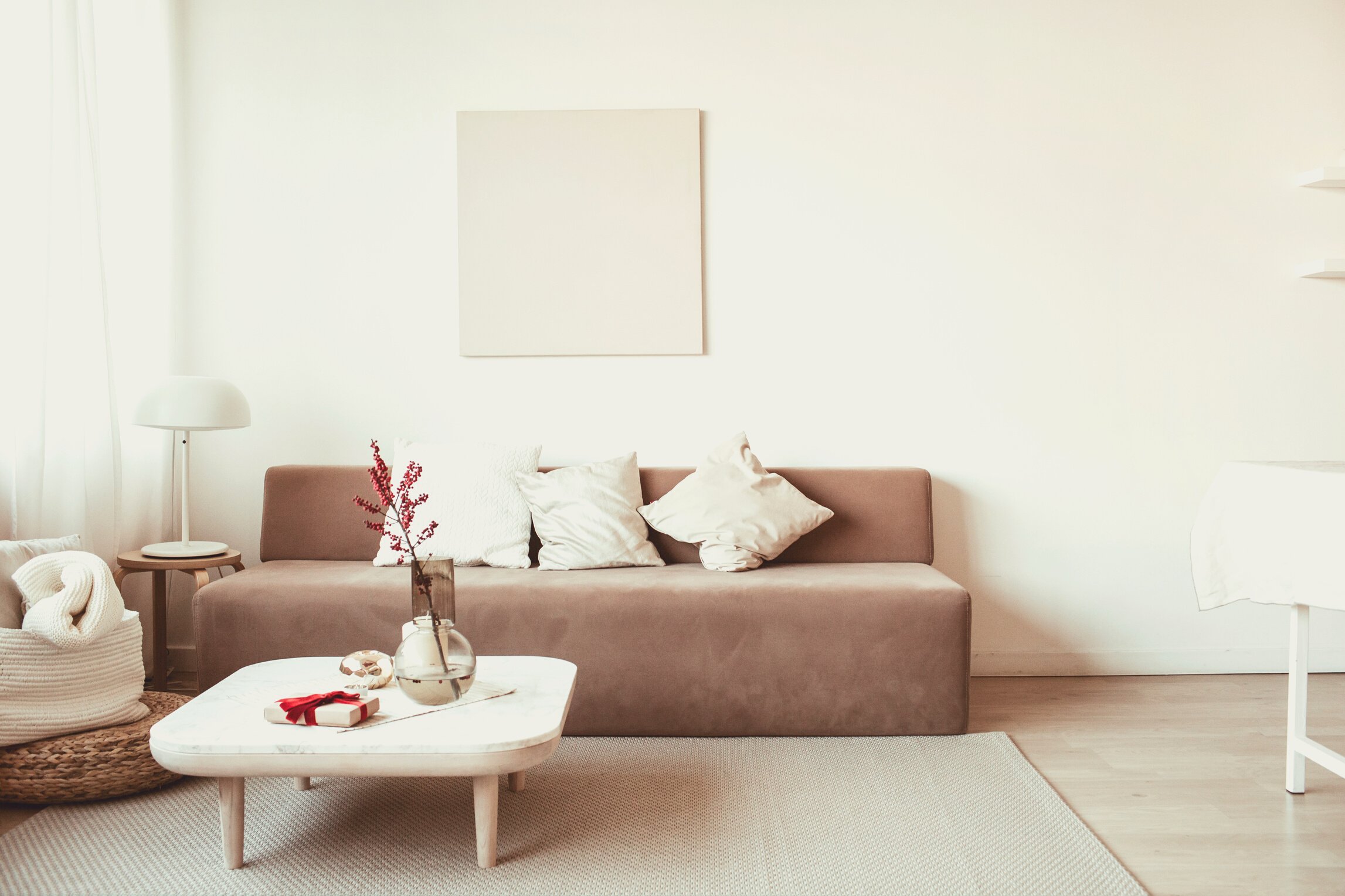 Clean and Elegant Interior Design of Living Room